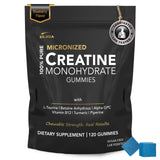 DLNIA Gommes Créatine Myrtille – pack 120 pour énergie durable pendant l’entraînement