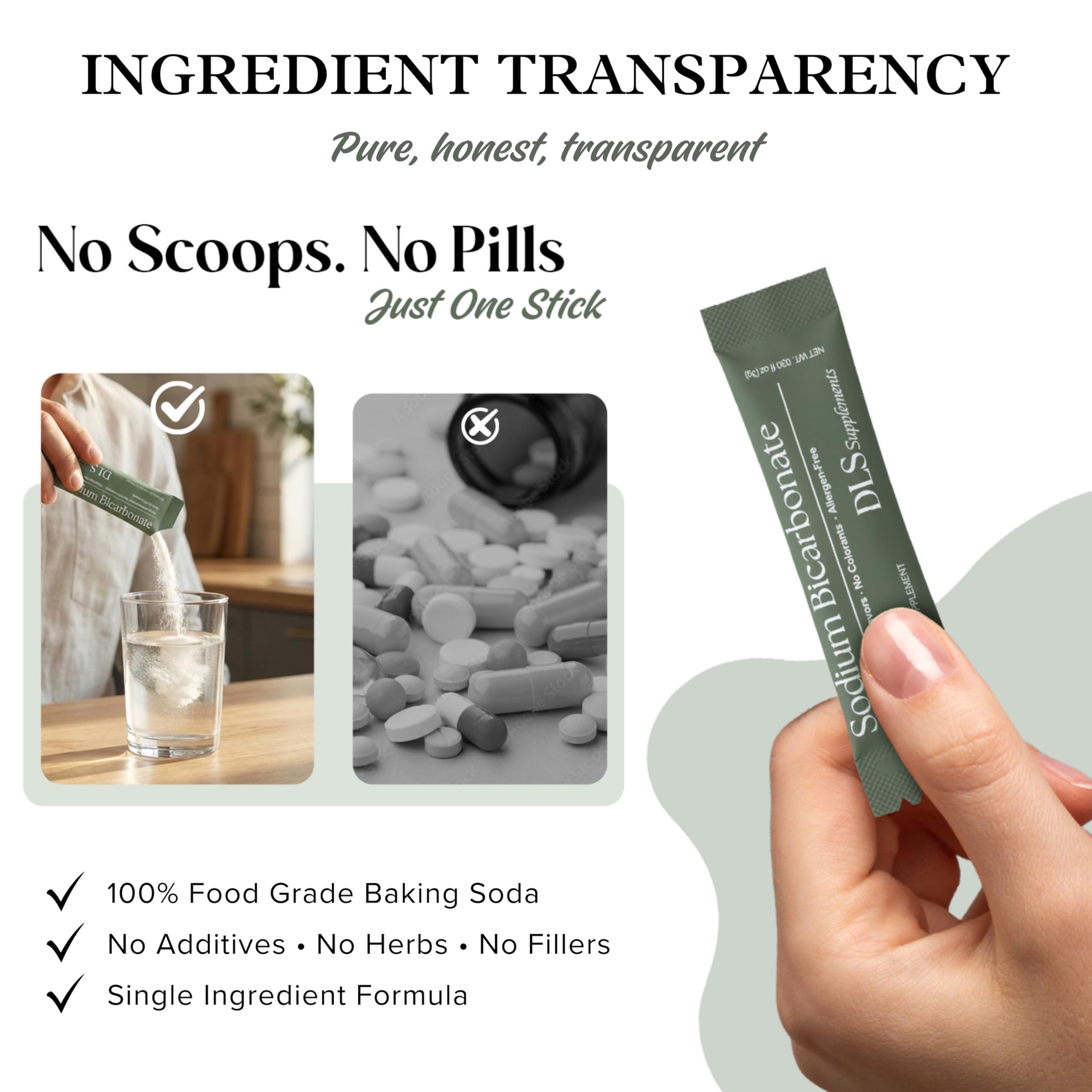 DLS label propre sans additifs pour une consommation consciente.
