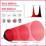 Ampoule DMMBMFC rouge 660nm et infrarouge 850nm pour visage et corps.
