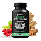 DMoose Fitness Berberine HCL gelules – vue bouteille pratique pour le quotidien