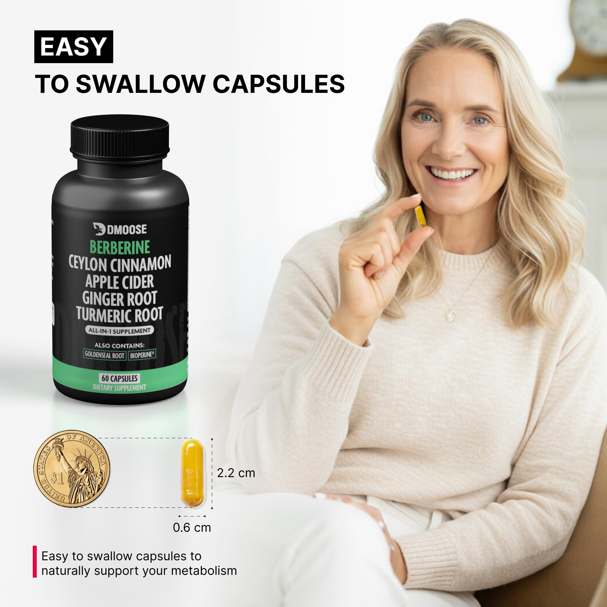 DMoose Fitness Berberine HCL – usage quotidien, prise pratique avec repas