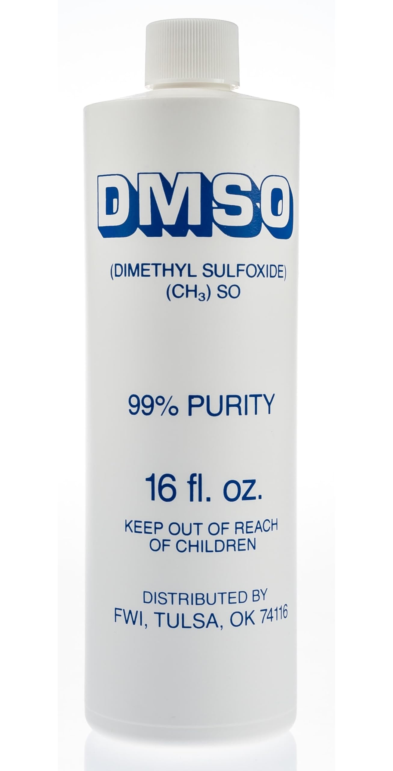 DMSO en bouteille inodore 16 oz, solvant polyvalent prêt à l’emploi.