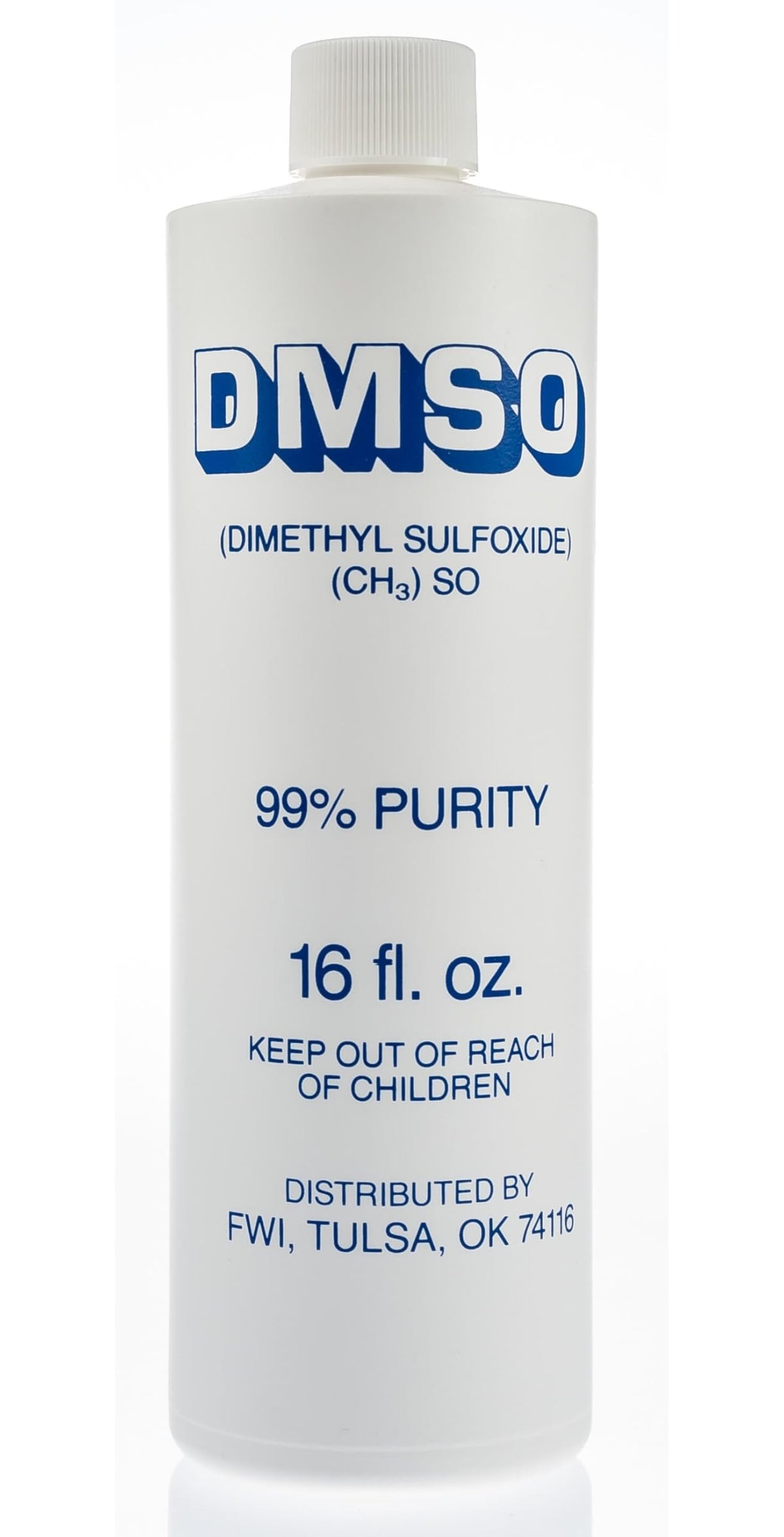 DMSO en bouteille inodore 16 oz, solvant polyvalent prêt à l’emploi.