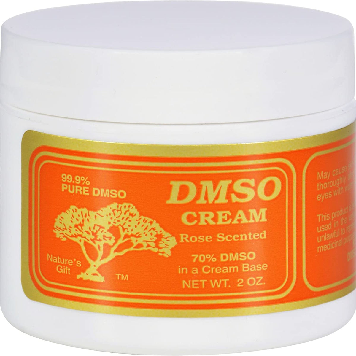 DMSO Rose Crème 2 oz, emballage élégant, expérience soin douce et parfumée.