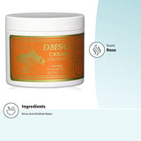 DMSO Crème Rose, texture crème riche pour massage quotidien.