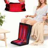 Dmzosmd dispositif thérapie lumière rouge entourant les jambes et pieds pour confort potentiel.