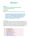DNA Consultants: rapport genetique amerindien pour explorer les liens tribaux potentiels.