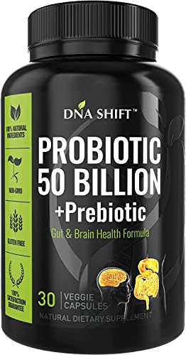 DNA SHIFT: capsules-probiotiques 50 milliards UFC pour soutenir l’équilibre intestinal.