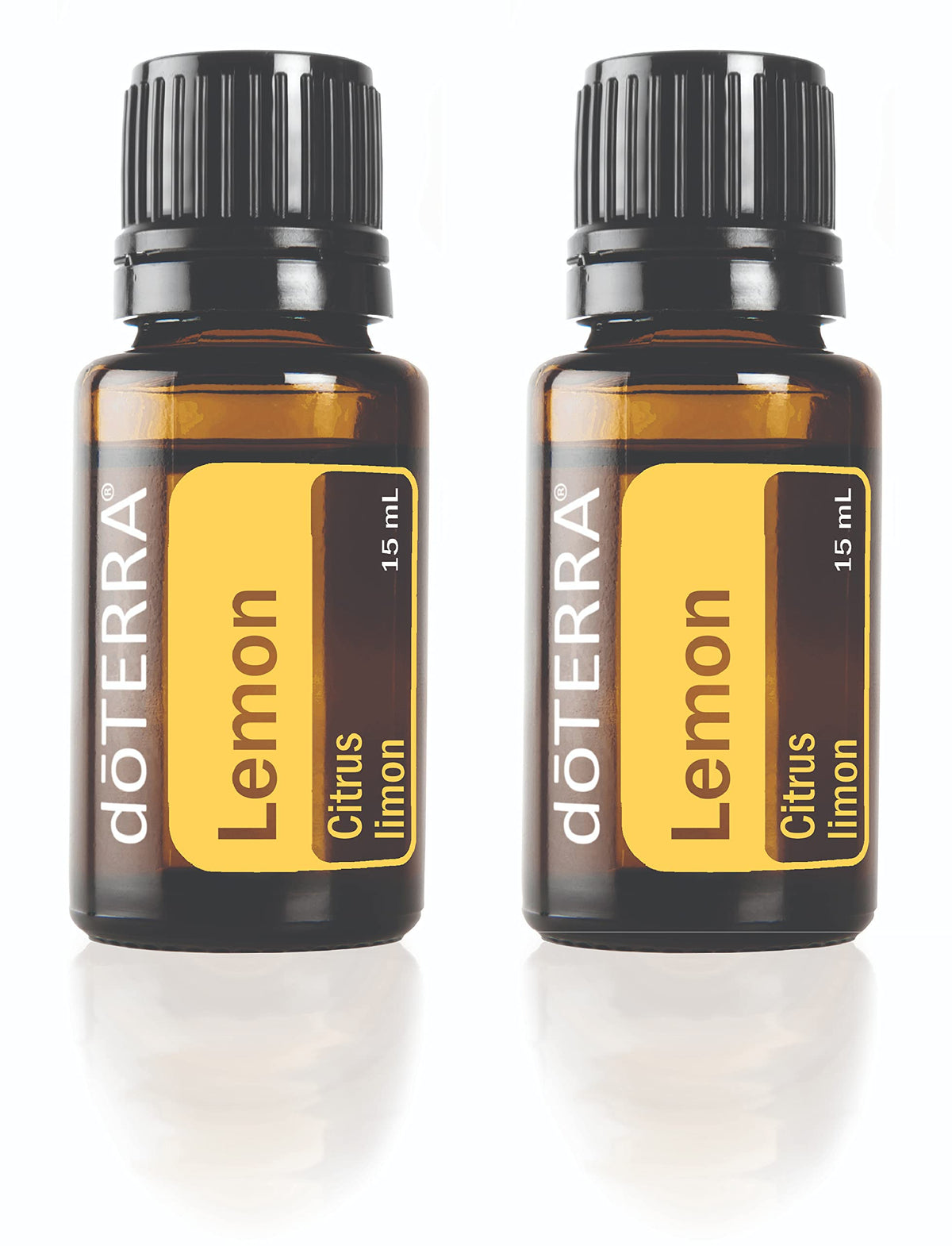 DoTERRA citron, bouteille 15 ml, purifie l'air avec un parfum frais.