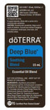 doTERRA Deep Blue: notes mentholées procurant une sensation rafraîchissante des muscles