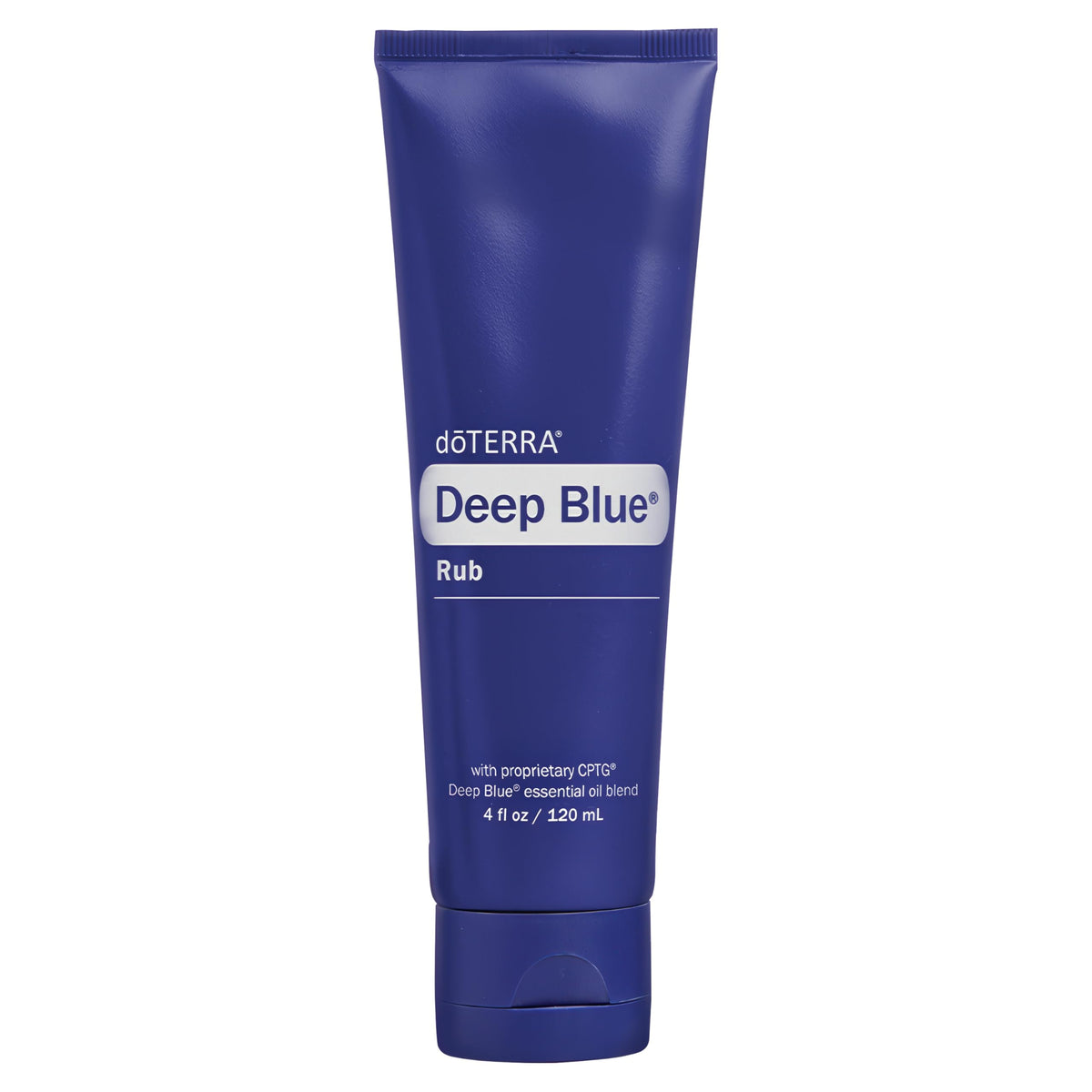 DoTERRA Deep Blue Rub : bouteille prête à l'application pour le soulagement ciblé.