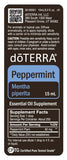 doTERRA huile menthe poivree 15 ml, précieux allie pour les moments de soin.