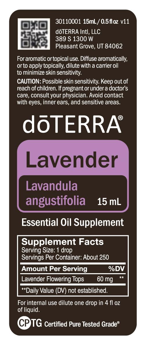 doTERRA Lavande: voyage compact pour aromathérapie en déplacement et zénitude.