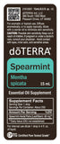 doTERRA Menthe Verte — usage culinaire léger dans salades et desserts.