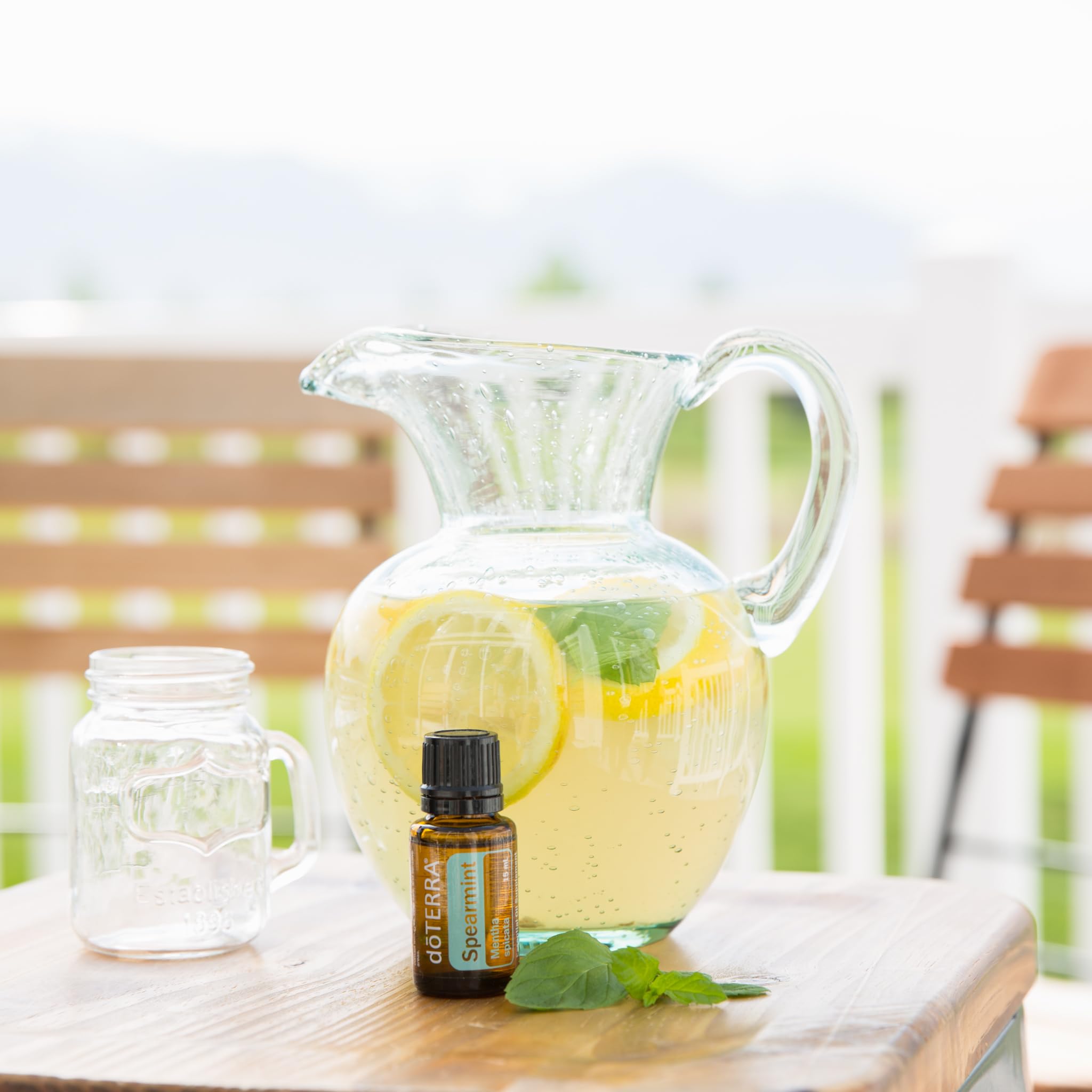 doTERRA Menthe Verte — utilisation en dentifrice pour une haleine fraîche.