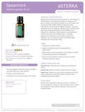 doTERRA Menthe Verte — parfum clair pour une diffusion apaisante.