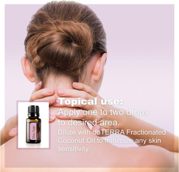 doTERRA Sauge Sclarée: diffuseur aromathérapie pour une ambiance apaisante.
