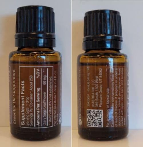 doTERRA Sauge Sclarée: soin peau et équilibre dans la routine nocturne.
