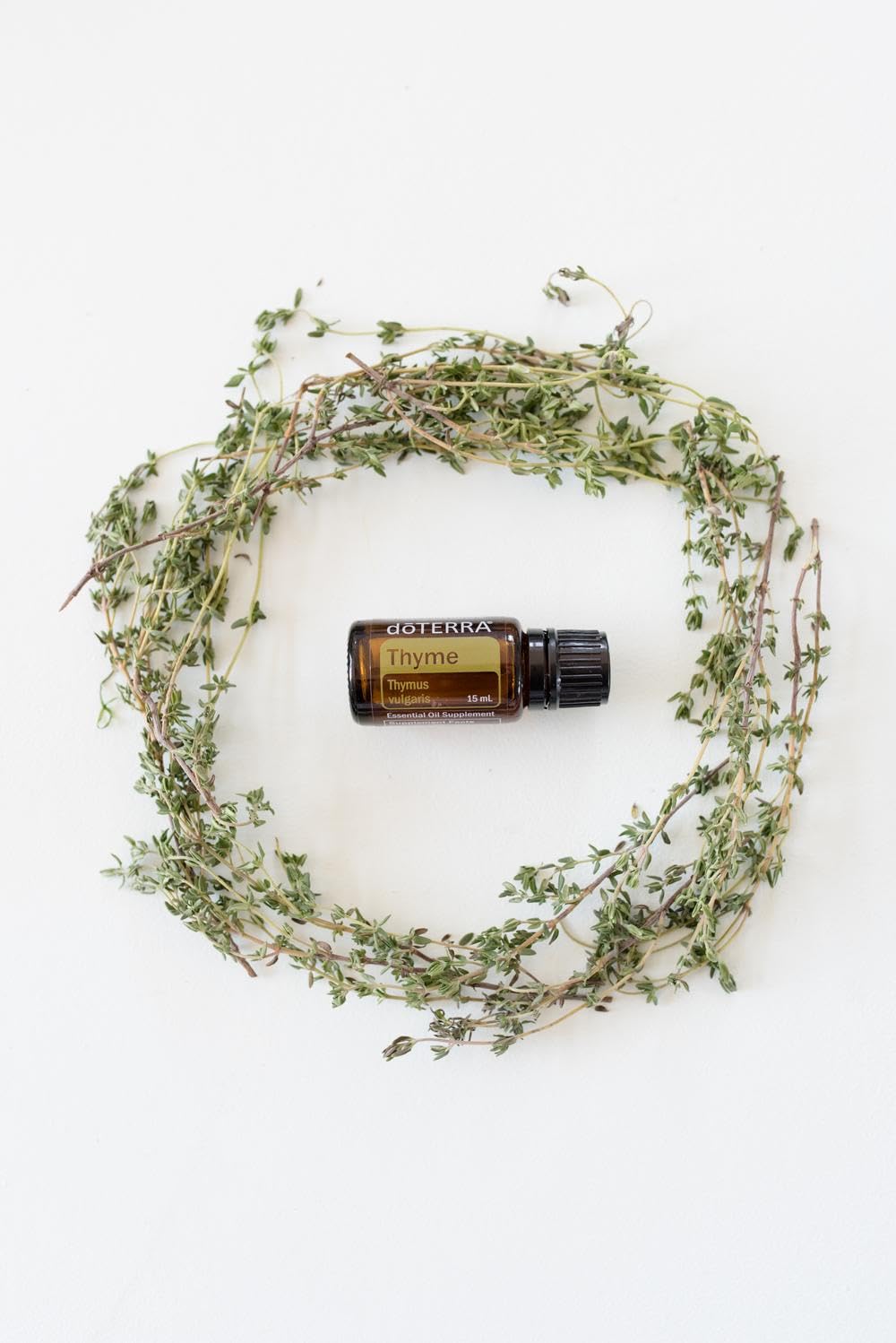 doTERRA thym aromathérapie - inhalation légère pour moments de détente.