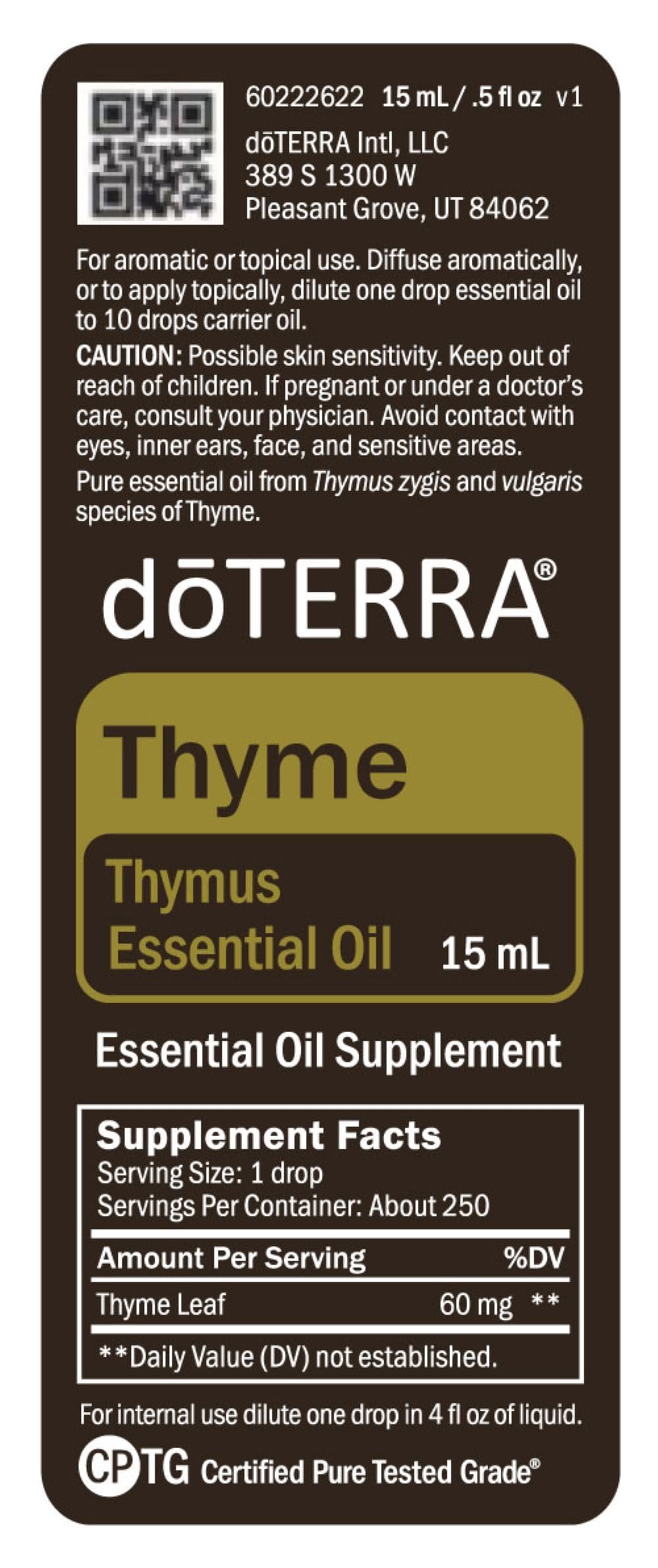 doTERRA thym - usage hivernal possible pour une touche épicée dans les plats.