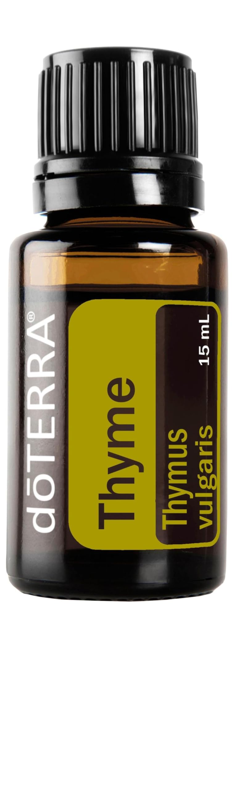 doTERRA thym huile essentielle - bouteille 15 ml, parfum frais et polyvalent pour cuisine et aromathérapie.