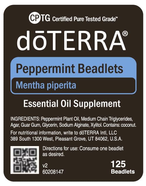 doTERRA Peppermint Beadlet – rafraîchissement rapide pour une pause bien méritée.