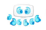 Doc’s Proplugs bouchons non ventilés bleu offrant confort.