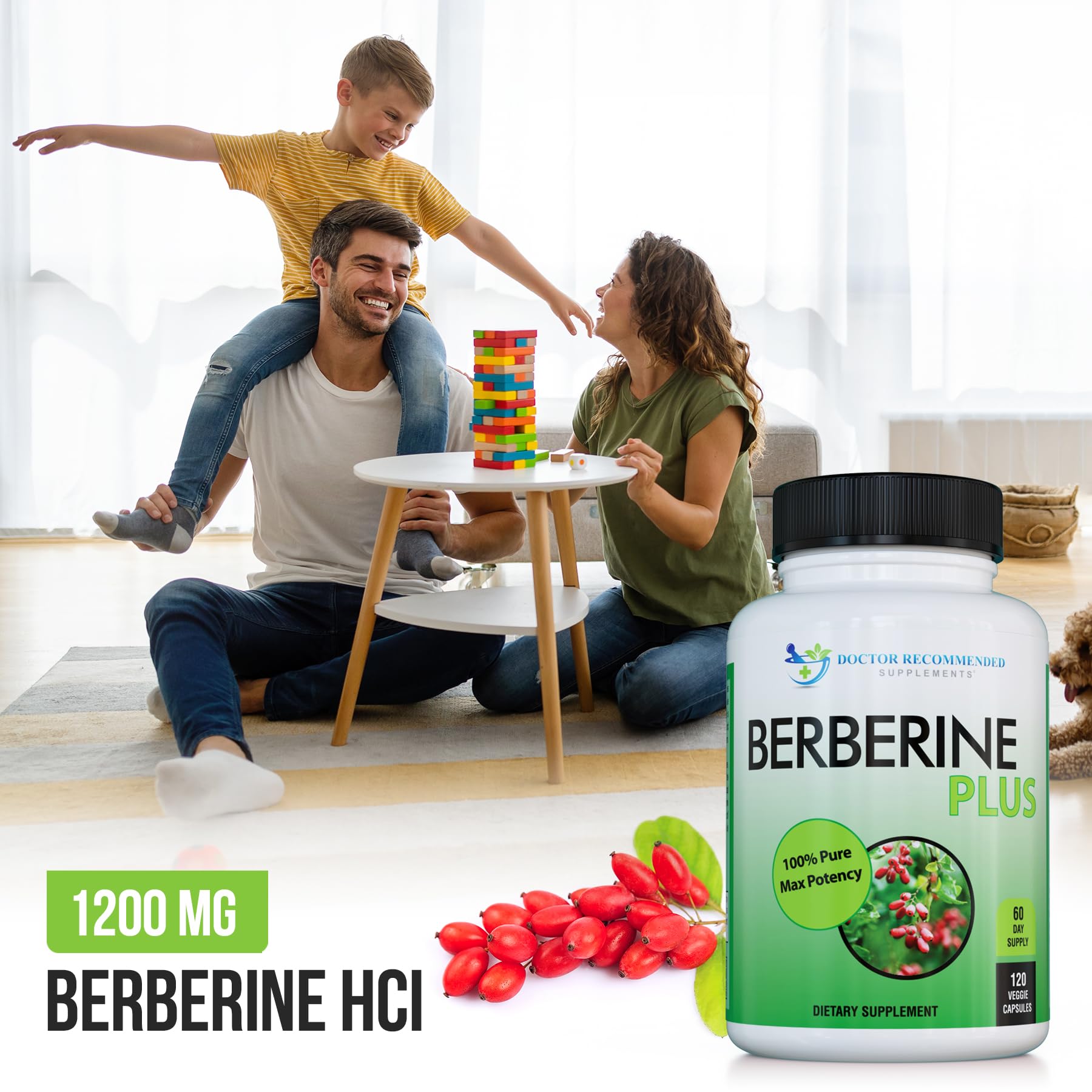 Berberine Plus fabriqué aux États-Unis, garantie qualité et traçabilité.