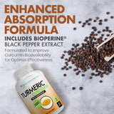 DOCTOR RECOMMENDED SUPPLEMENTS Curcuma – extrait poivre noir BioPerine pour meilleure absorption.
