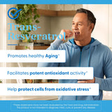 Doctor's Best Trans-Resveratrol-600 fond-blanc : capsules prêtes à être consommées avec repas.