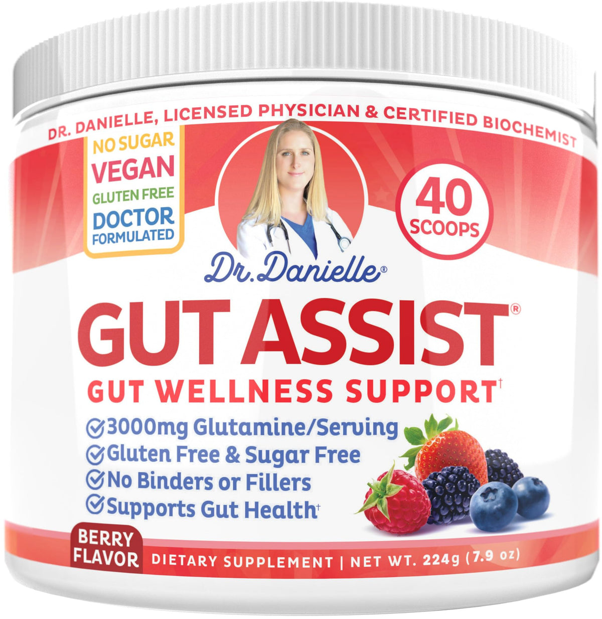 Docteur Danielle Gut Assist: bouteille framboise prête pour le confort digestif quotidien
