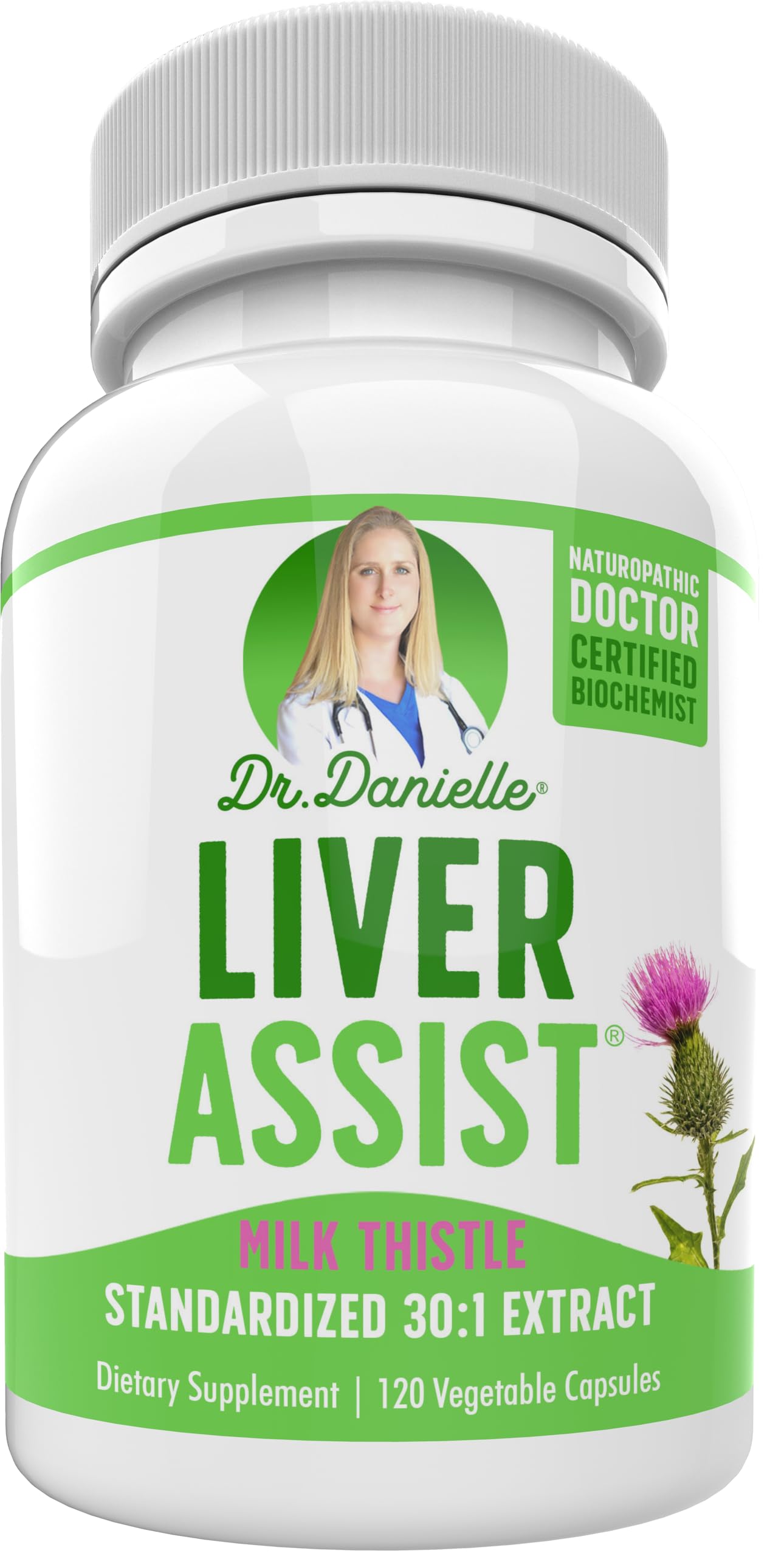 Liver Assist par Doctor Danielle – boîte visible, soutien potentiel du foie au quotidien.