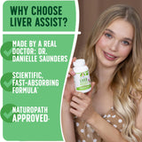 Liver Assist par Doctor Danielle – dosage quotidien suggéré, simplicité d’utilisation.