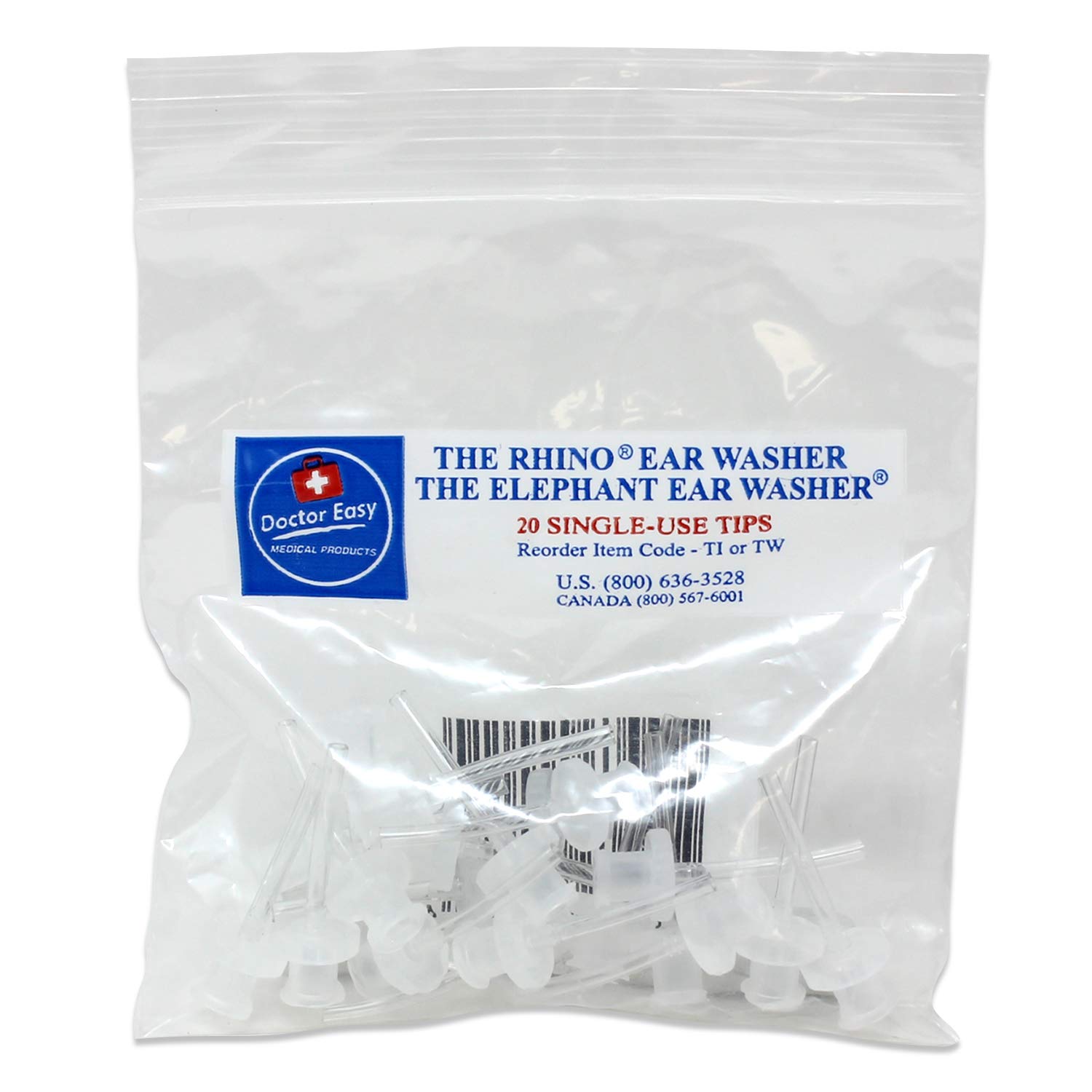 Doctor Easy embouts disposables pour nettoyage des oreilles Éléphant et Rhino, précision sûre.
