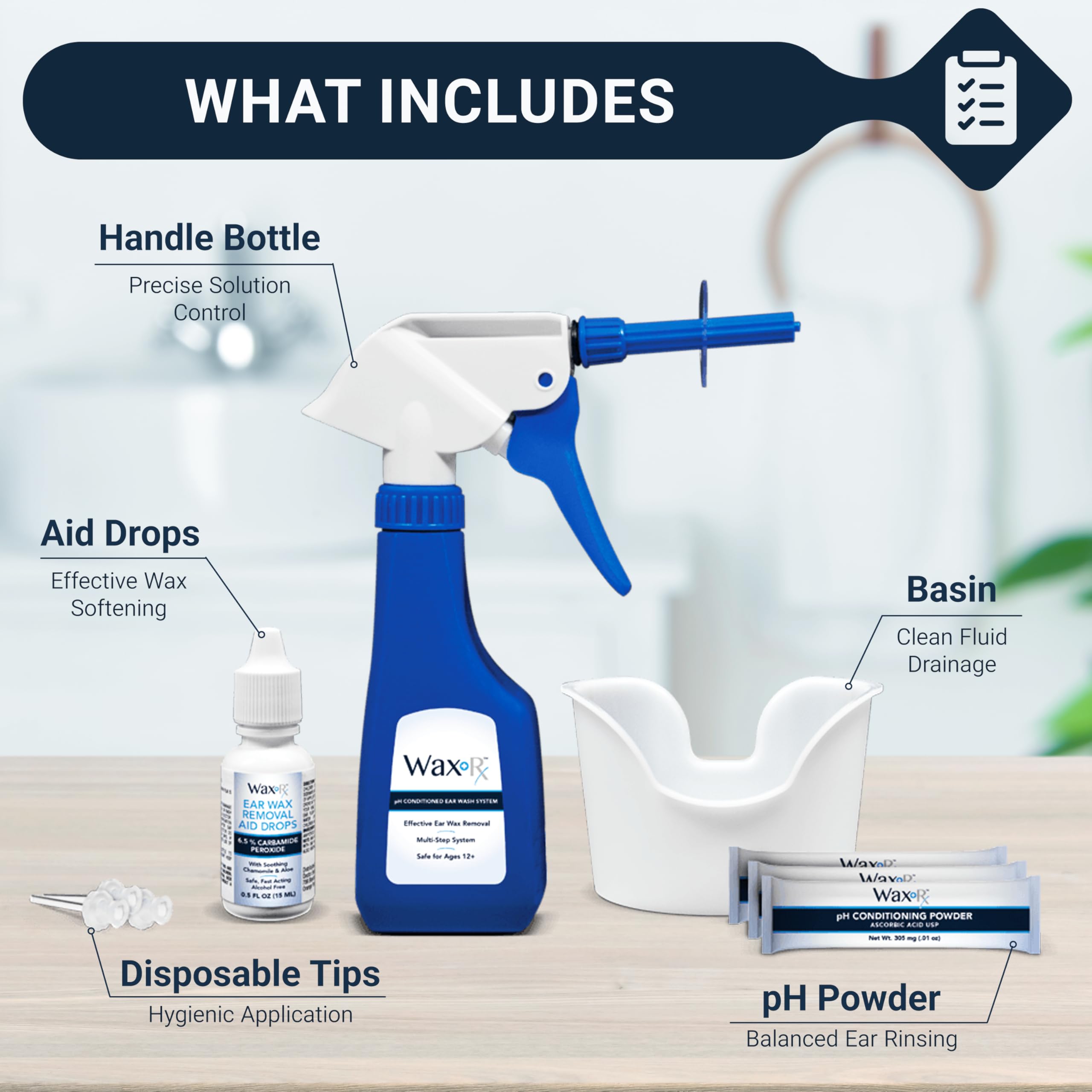 Doctor Easy Wax-Rx, gouttes pré-lavage, prépare l’oreille pour un lavage plus efficace.