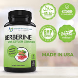 DOCTOR RECOMMENDED SUPPLEMENTS Berberine Cannelle – boîte de 120 capsules pour deux mois d'utilisation