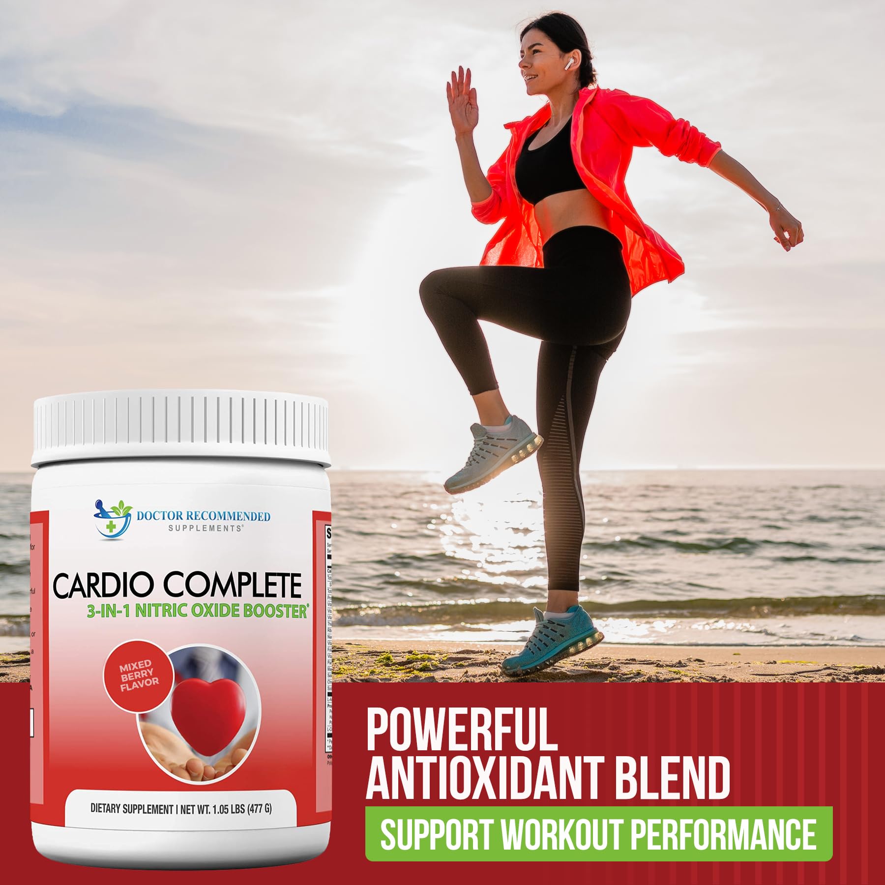 DOCTOR RECOMMENDED SUPPLEMENTS Cardio Complete – 30 portions pratiques pour une utilisation mensuelle.