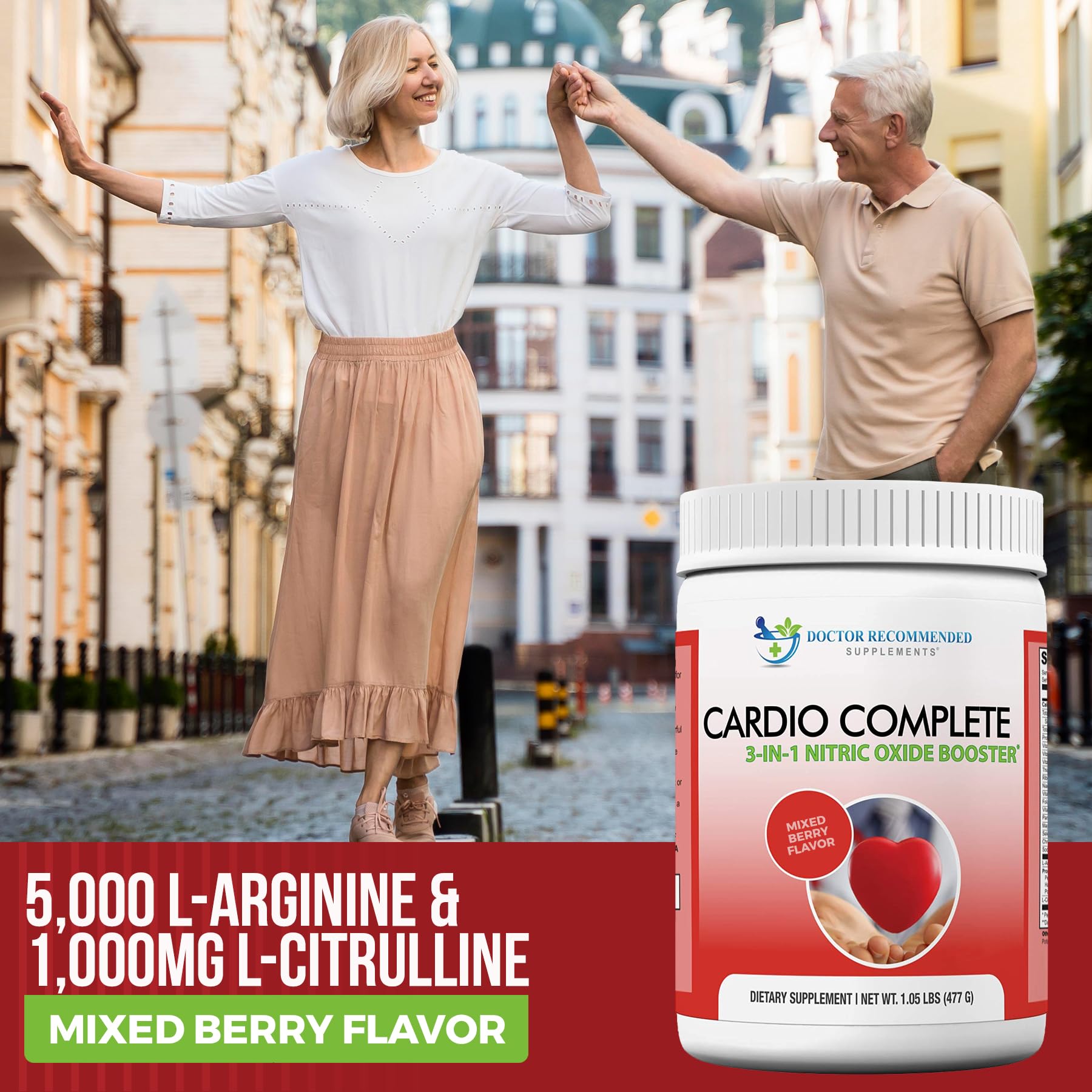 DOCTOR RECOMMENDED SUPPLEMENTS Cardio Complete – puissance et pompe lors des séances d'entraînement.