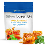 DOCTOR RECOMMENDED SUPPLEMENTS emballage des pastilles argent nano et Manuka, pratique en voyage