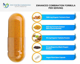 BioPerine et Curcuma DOCTOR RECOMMENDED SUPPLEMENTS, formulation haute puissance et biodisponibilité.