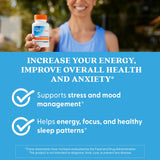 Doctor's Best Ashwagandha Sensoril — emballage vegan sans gluten ni soja.