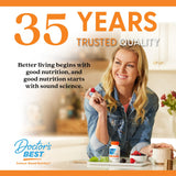 Doctor's Best B12 1500 mcg – emballage recyclable, sans OGM et sans gluten, pureté et confiance