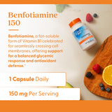 Bouchon sécurisé pour une utilisation fiable avec Doctor's Best Benfotiamine.