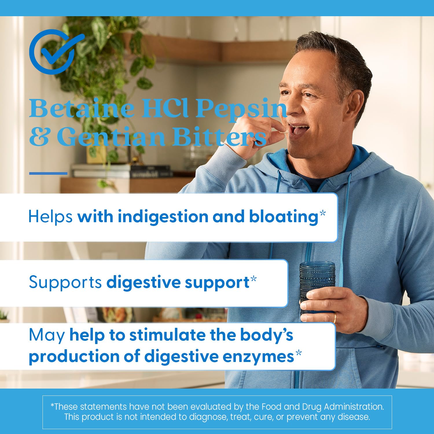 Usage quotidien Doctor's BEST — complément digestif lors des repas