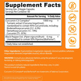 Doctor's BEST BioPerine améliore l'absorption des curcuminoides.