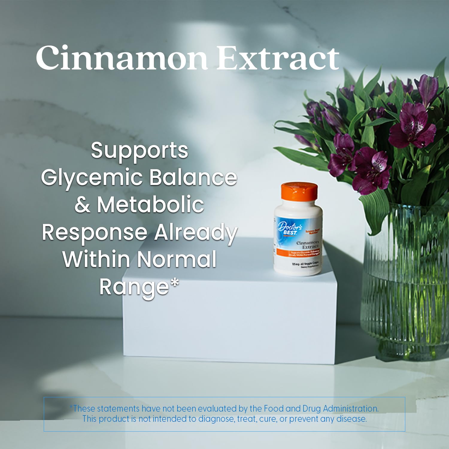 Doctor’s Best Cinnamon – panneau nutritionnel: guide clair des compléments