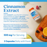 Doctor’s Best Cinnamon – polyphénols: antioxydants naturels et cannelle