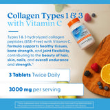 Doctor's Best Collagen Types 1&3 - poudre, mélange facile dans boisson pour absorption.