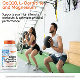 Ingrédients clés Doctor's Best : CoQ10 et L-Carnitine, énergie cellulaire.
