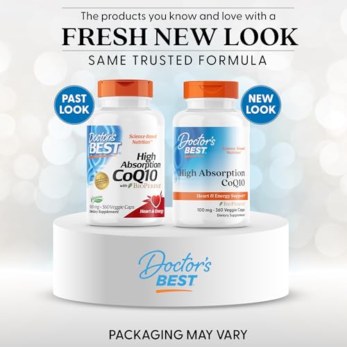 Doctor's BEST CoQ10 capsules végétales, faciles à prendre au quotidien.